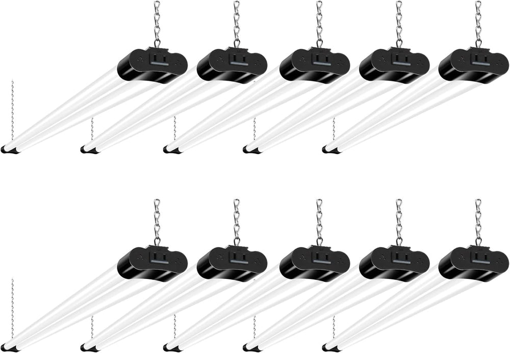 hykolity 10 Pack 4FT Linkable LED Shop Light