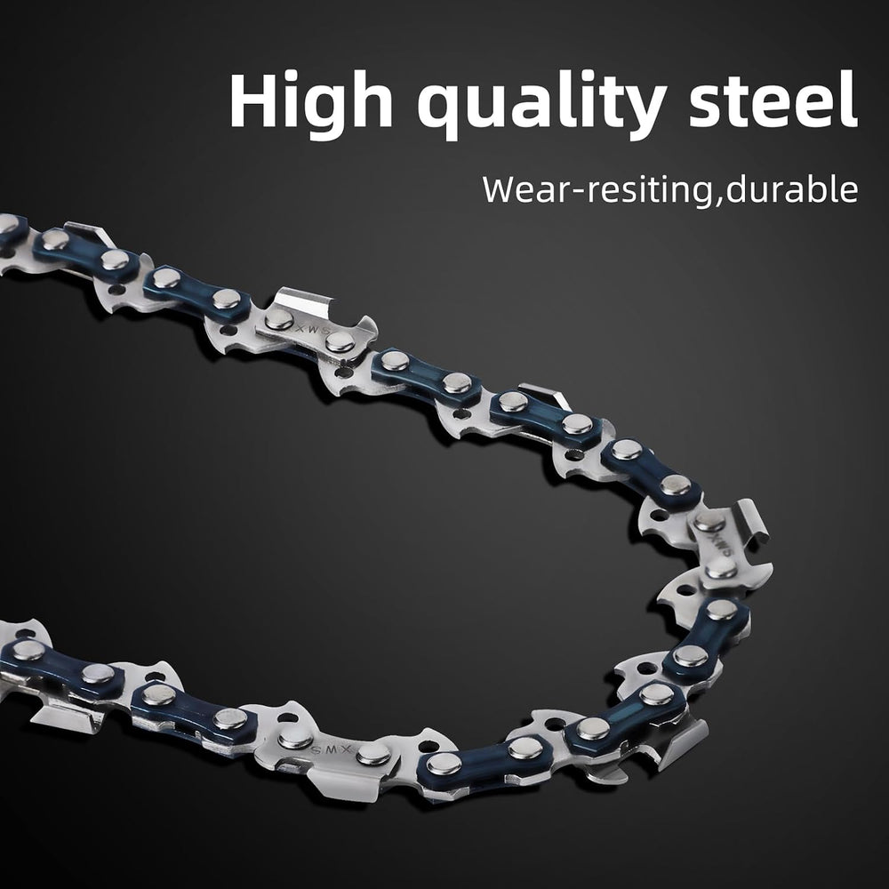 5 Pack 20 Inch Chainsaw Chain 76 Drive Links .58" Gauge, .325" Pitc...