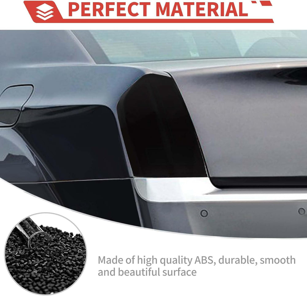 Tail Light Lamp Cover Guard Blackout Kit Exterior Accessories Compatible with...