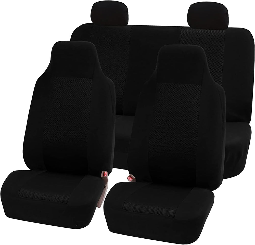 FH Group 3D Air Mesh Car Seat Covers Full Set – Universal Fit Automotive Seat...
