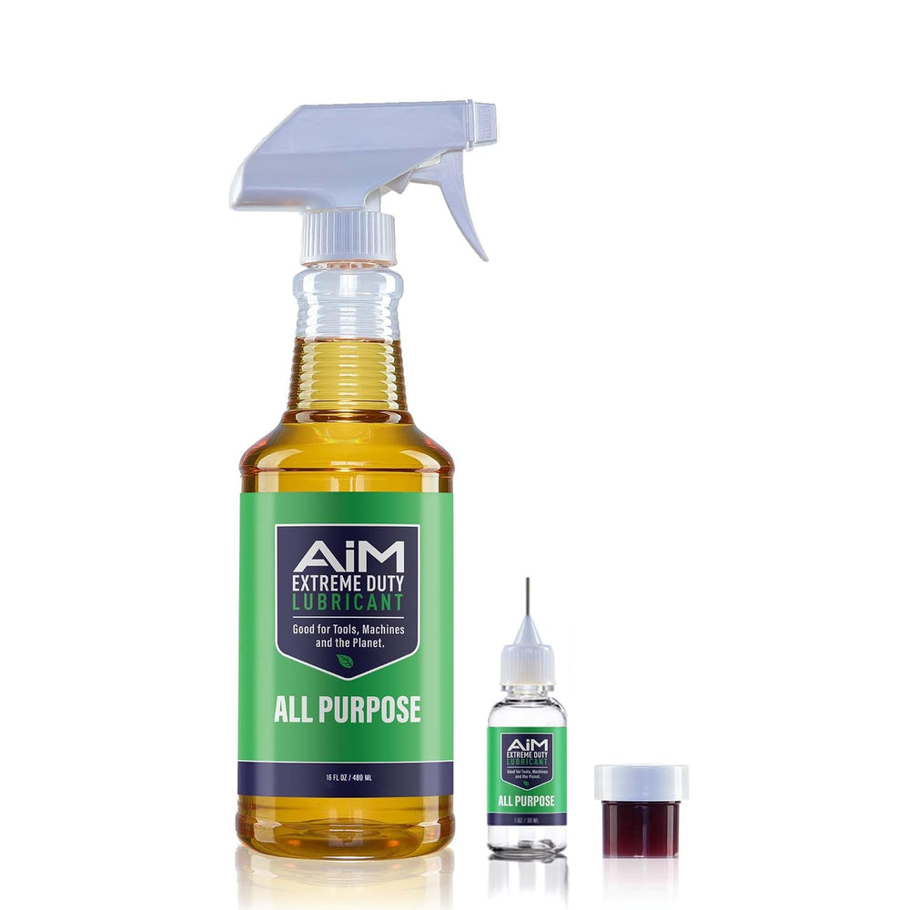 PlanetSafe Lubricants AiM Exercise Equipment Lube Kit, 16 oz + 0.25 oz