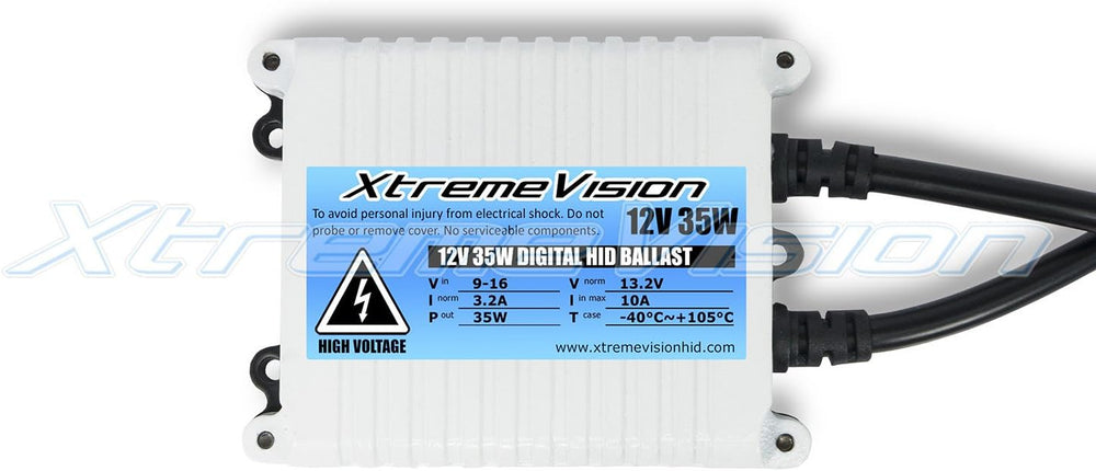 XtremeVision 9005 10K 35W AC Xenon Bulb Bundle - Slim AC Ballast - HB3, 9011 ...