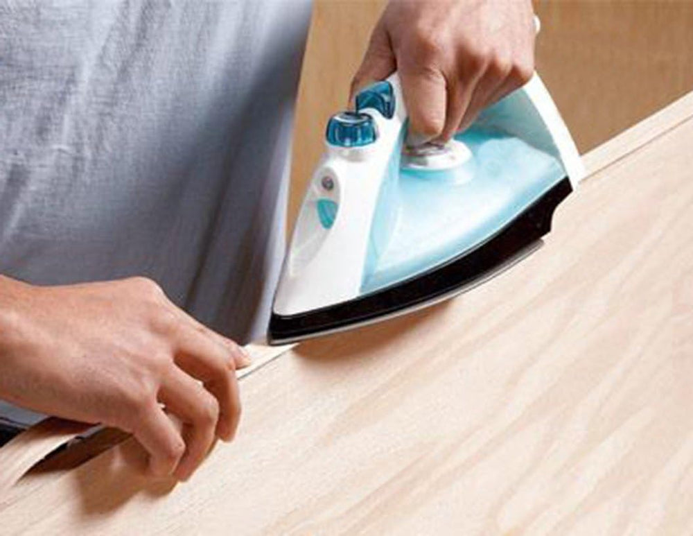 Edge Supply White Oak 3/4 in x 50 ft Roll โ Pre-Glued Iron On Wood Veneer Tap...