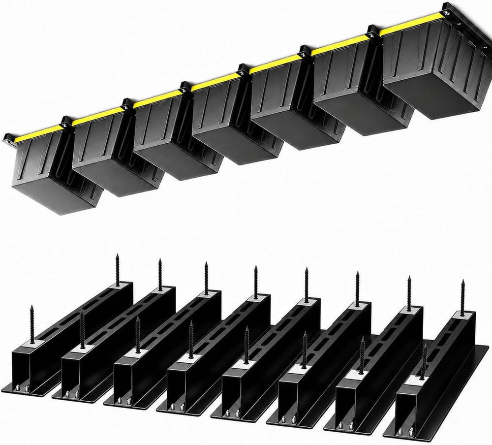 8 Pack Overhead Garage Storage Racks, Heavy Duty Ceiling Storage Rack