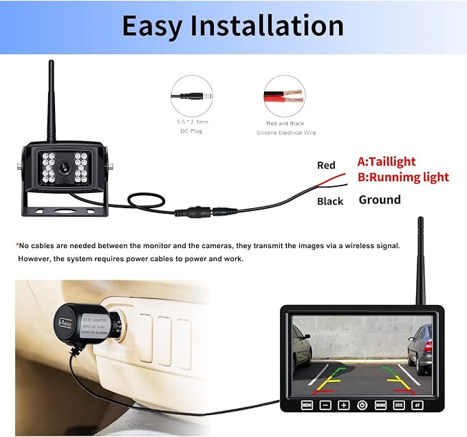 Wireless Backup Camera Kit