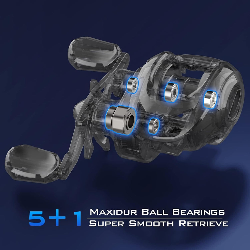 KastKing Centron Lite Baitcasting Fishing Reels with 7.1:1 Gear Ratio