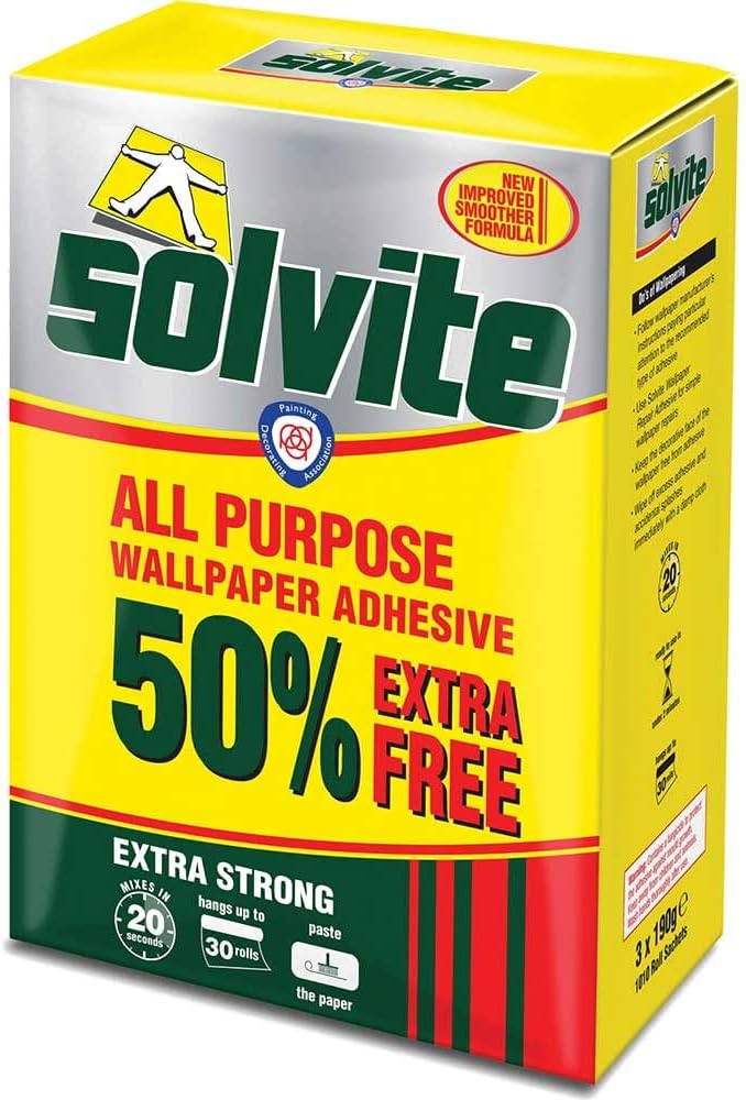 solvite 1082756 All Purpose Wallpaper Adhesive Decorator's Box