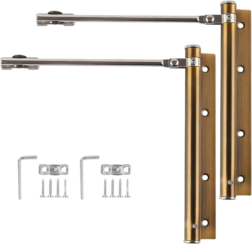 2 Pack Automatic Door Closer for Home Easy to Install | Safety Spring Door Cl...