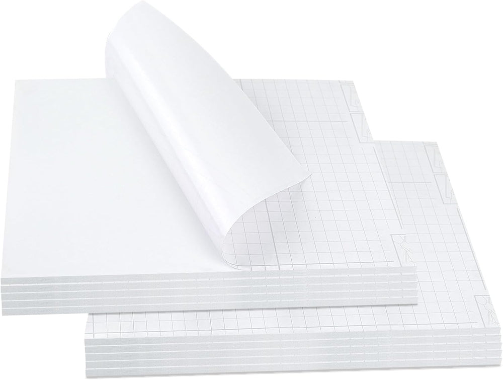 Mat Board Center 10 Pack 16x20 Self Adhesive White Foam Board 3/16" Thick
