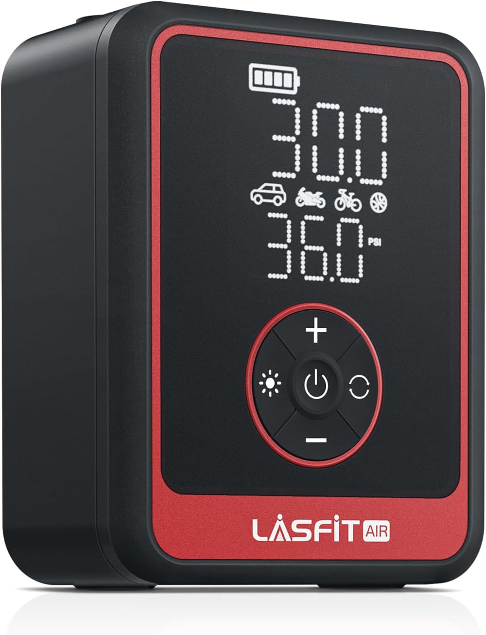 LASFIT Tire Inflator Portable Air Compressor, CR1 Pro Cordless Tire Air Pump ...