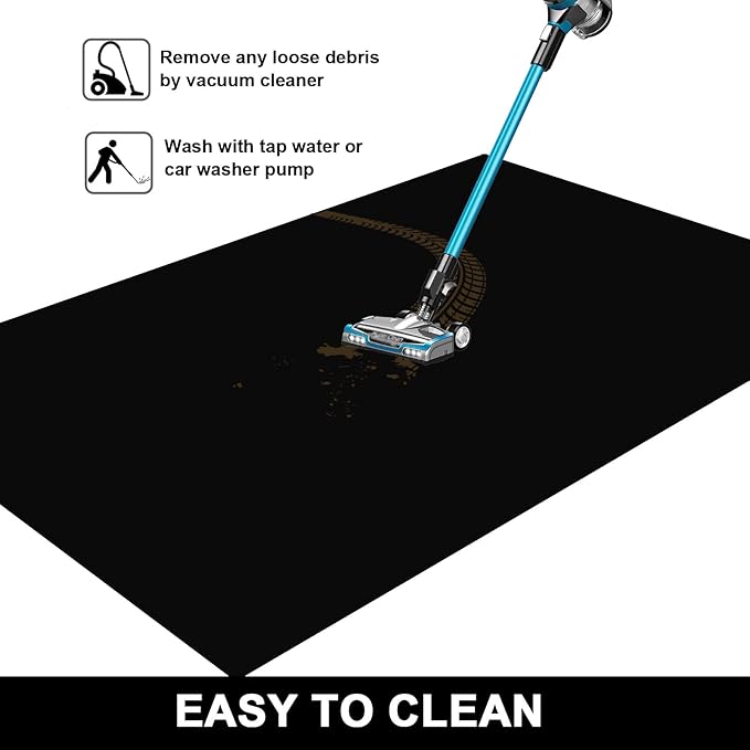 AiBOB Oil Spill Mat, Garage Floor Mat Under Car, 6ft X 8 ft, Waterproof Backing