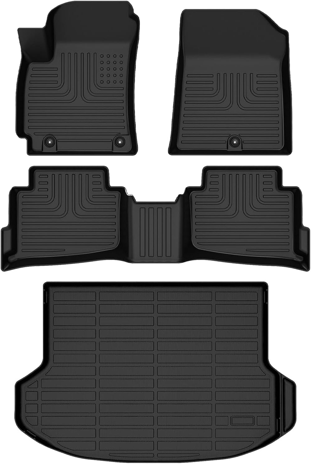 Wayhigh-All Weather Floor Mats and Cargo Liner Set Fit