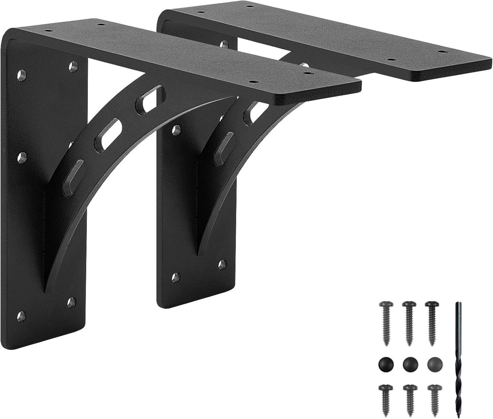 9"x8"x2.5" Heavy Duty Shelf Brackets - Max Load 1100 LBS, Prem...