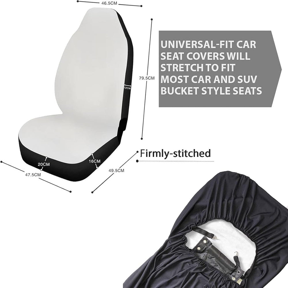 Jeiento Cute Cherry Print Car Seat Cover, Front Seat and Split Bench Cover, S...