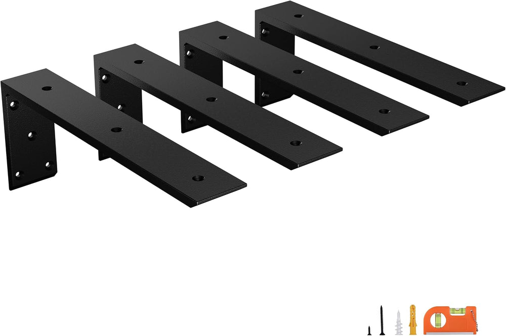 NEODROP 4-Pack 16 Inch Countertop Support Brackets, Heavy Duty L Brackets for...