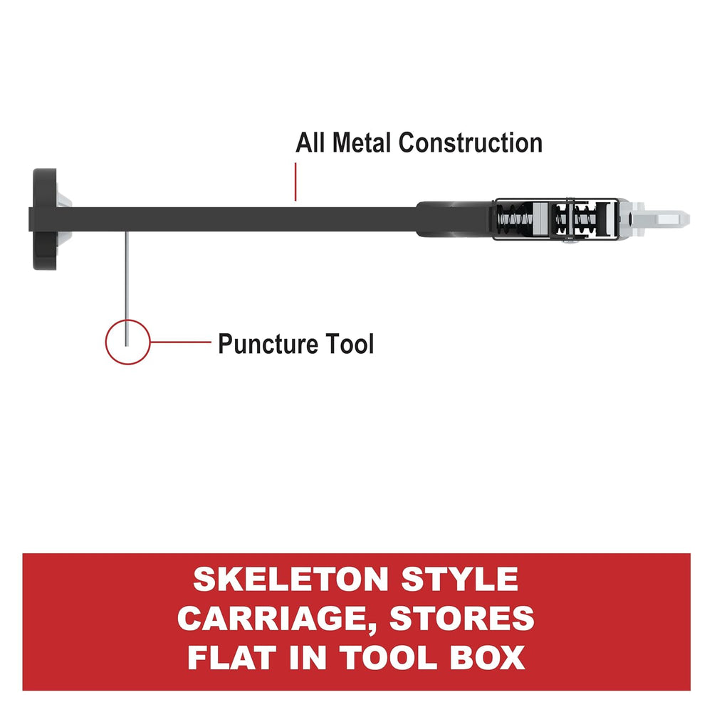 Albion Engineering H10 Viper Line Manual Skeleton Cartridge Caulking Gun with...