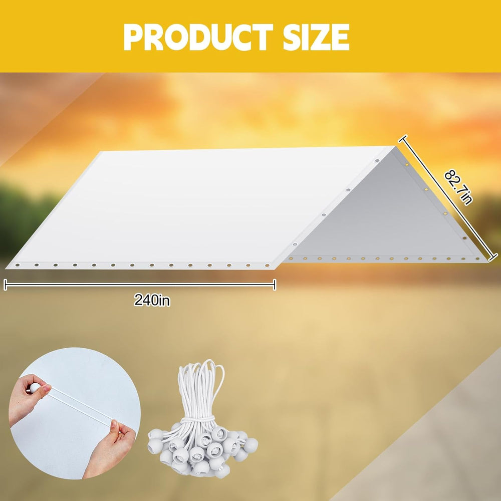 12 x 20 ft Heavy Duty Carport Canopy Waterproof Garage Car Shelter Tarp Tent ...
