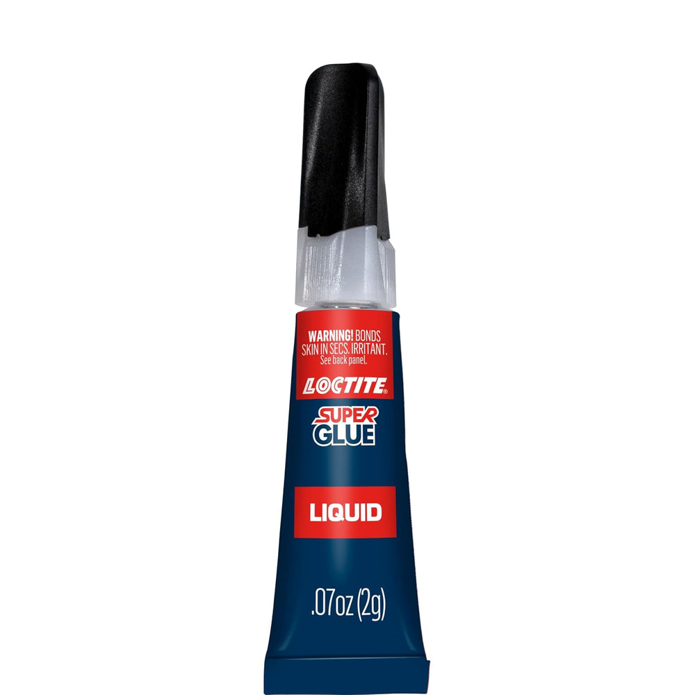 Loctite Super Glue Liquid, Clear, 2g Tube, 24 Tubes Total