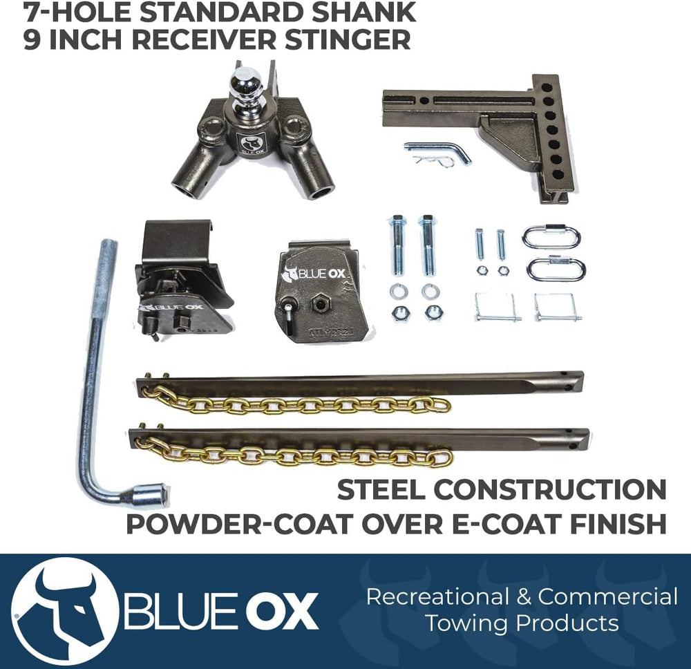 Blue Ox BXW0750 SwayPro Weight Distributing Hitch 2″ Receiver | 7 Hole Shank ...