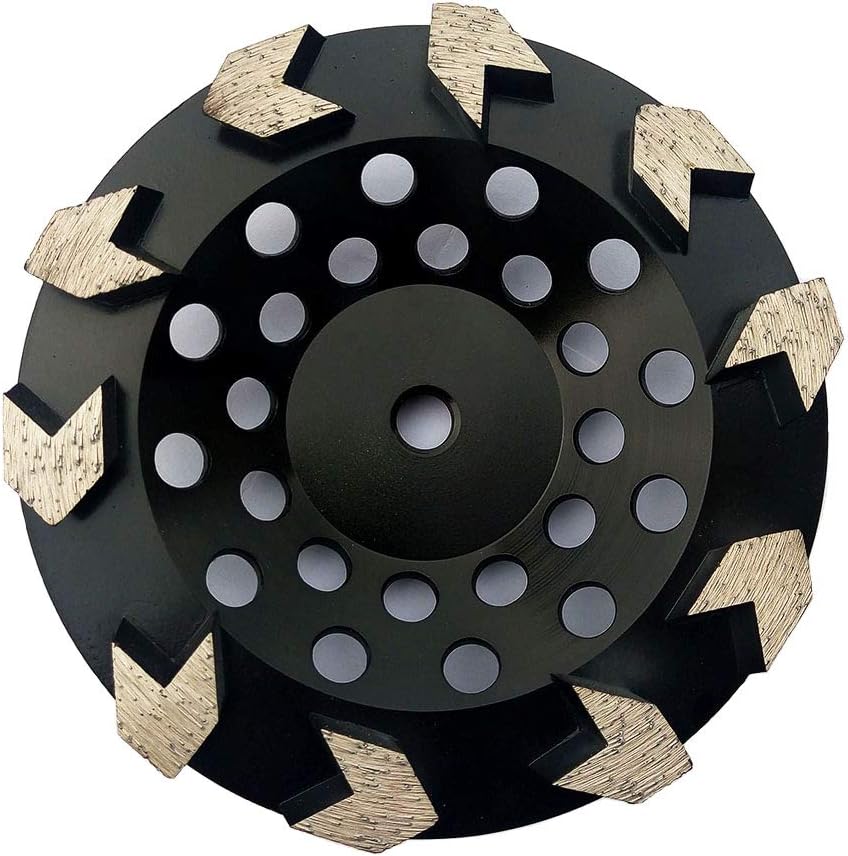 7 inch Diamond Grinding Cup Wheel Arrow with 5/8-11 Thread for Concrete