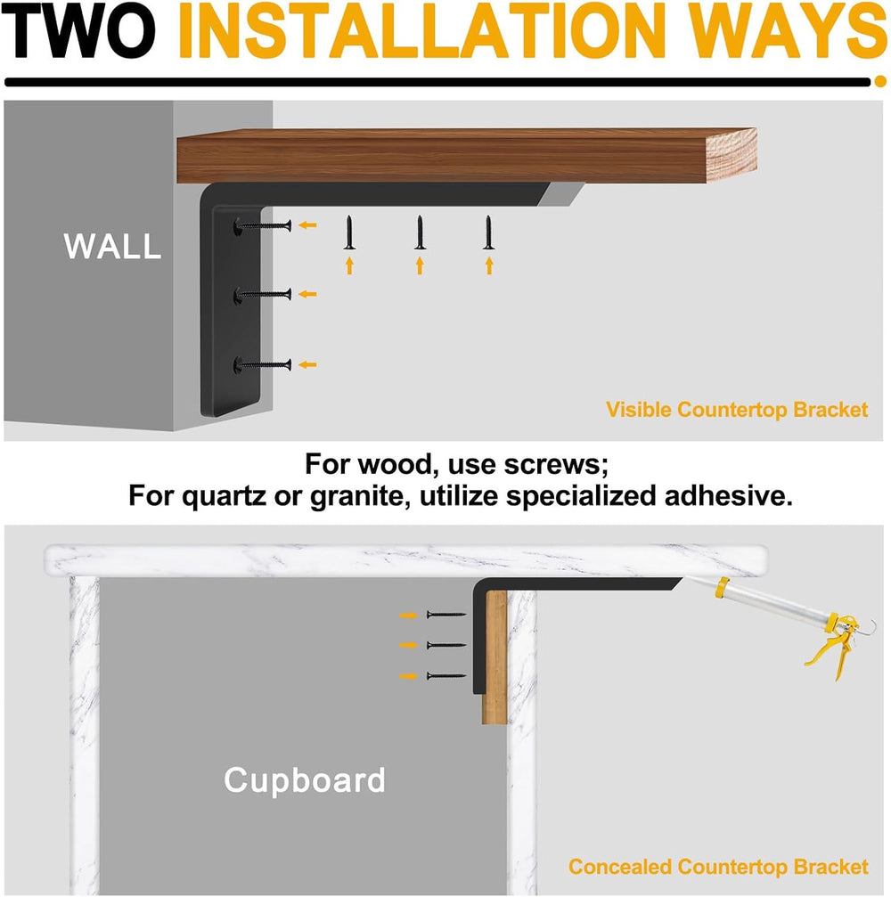 Countertop Support Brackets 10 inch,Heavy Duty Countertop Brackets 10'