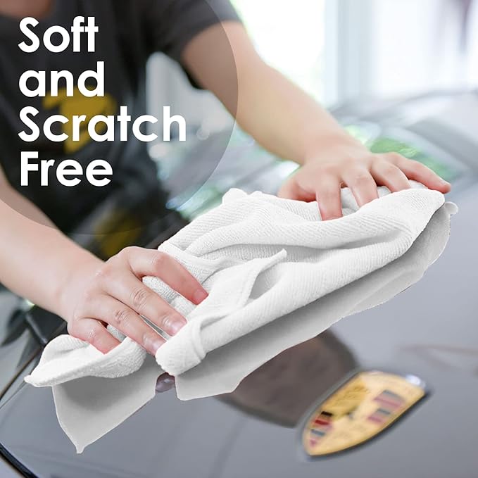 Avalon Towels Microfiber Cleaning Cloths Size 16" x 16", Highly Abs...