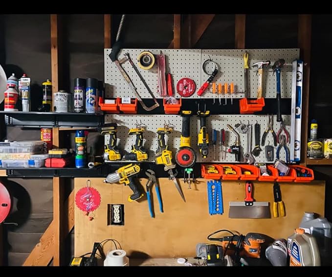 Ultrawall 2 Pcs Metal Pegboard Wall Panels, Peg Boards