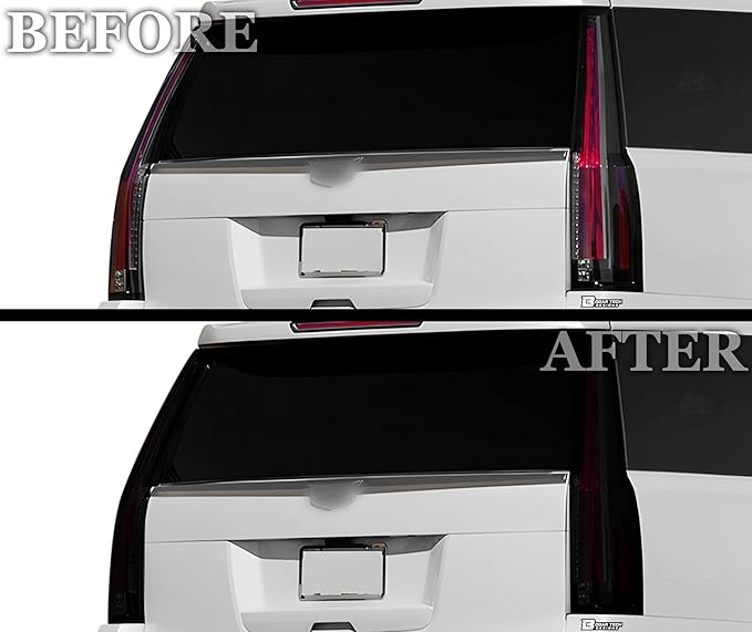 BOGAR TECH DESIGNS Full Headlight Taillight Tint Kit Fits Cadillac Escalade