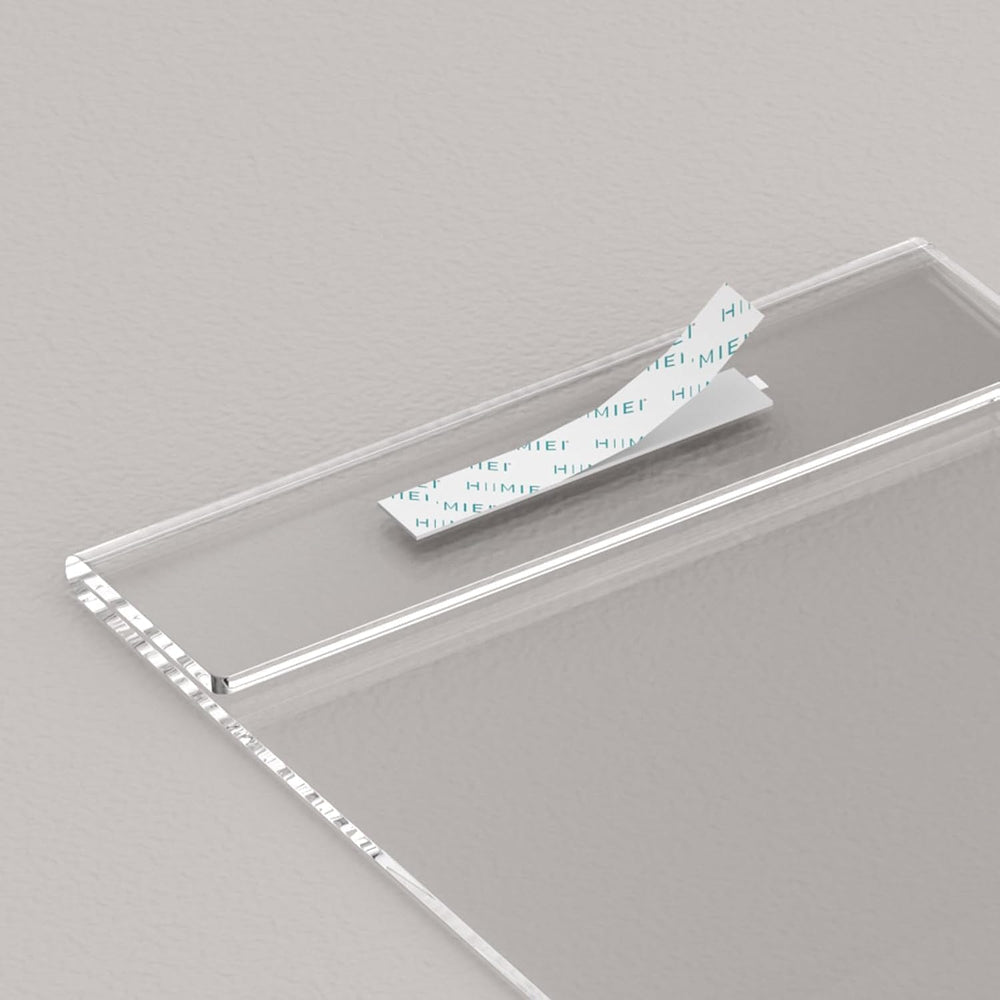 10 Pack Clear Acrylic Wall Mount 8.5x11 Sign Holder, Portrait Door Plexiglass...
