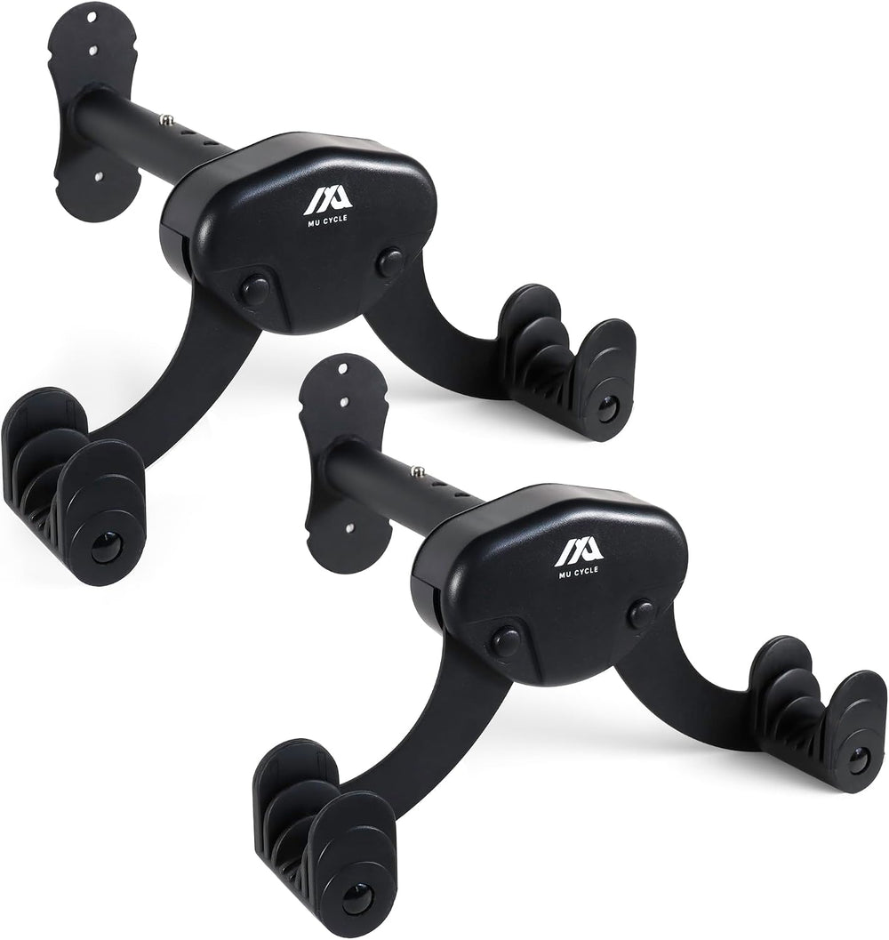 Buffalo Bike Wall Mount Rack – Adjustable Horizontal Indoor Hanger (2 Pack)