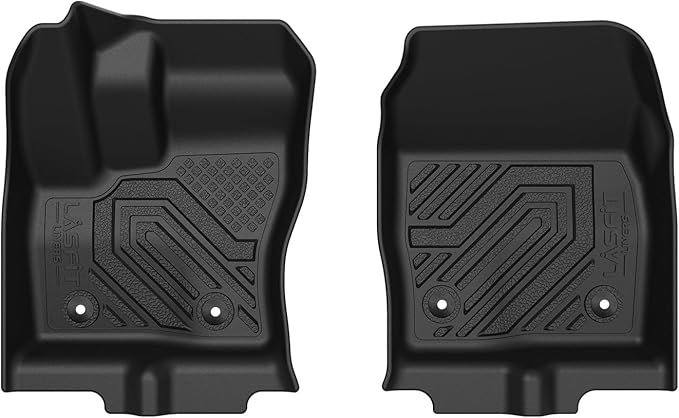 LASFIT Front Floor Mats for Ford Transit Connect 2014-2021 Vinyl Floor