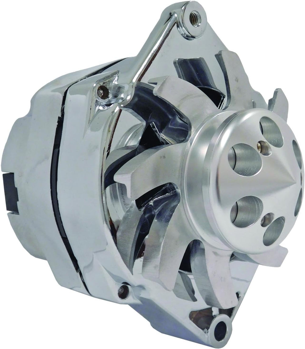 OEG Parts High Output 110A Chrome Alternator 1 Groove Pulley Self Exciting