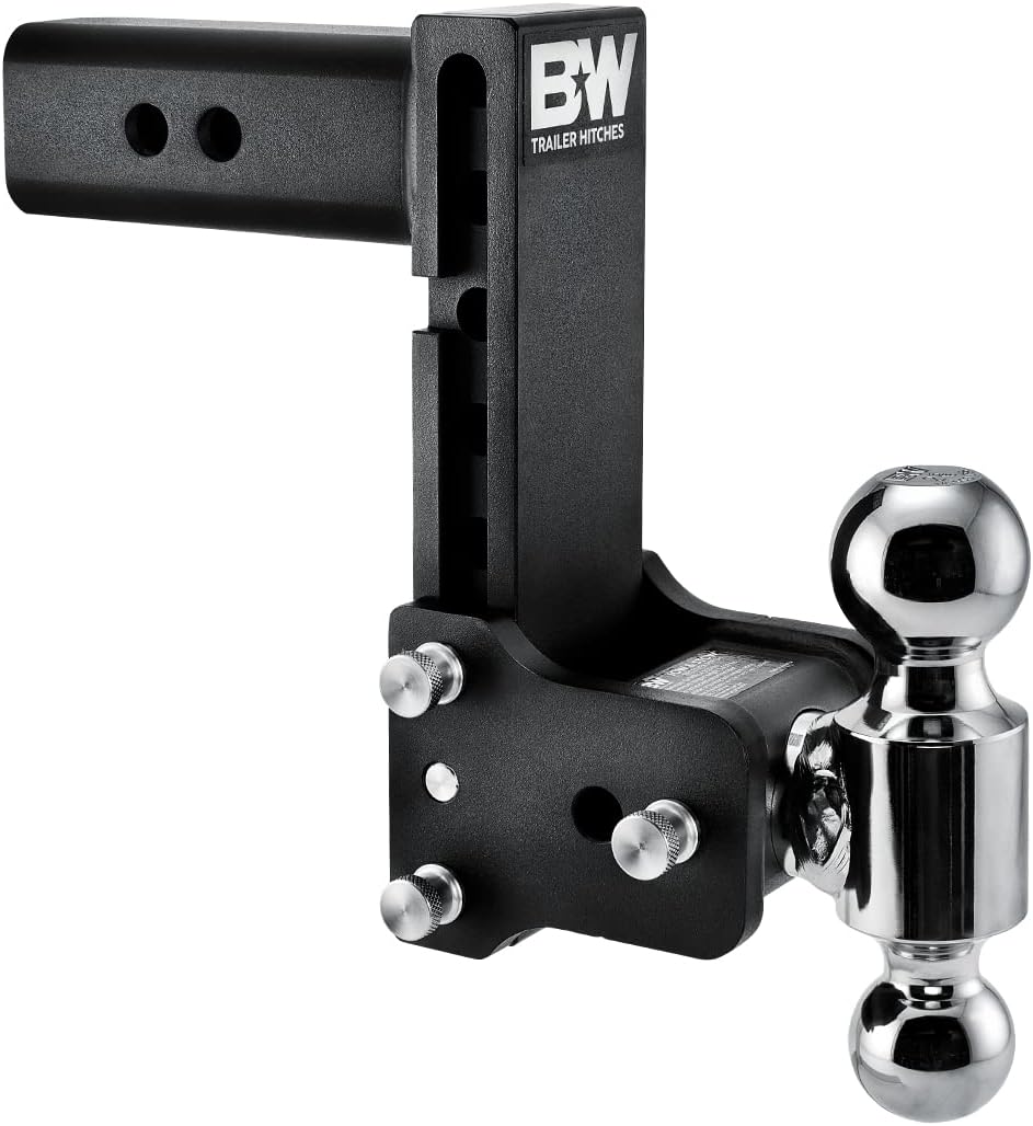 B&W Trailer Hitches Tow & Stow Adjustable Trailer Hitch Ball Mount - ...
