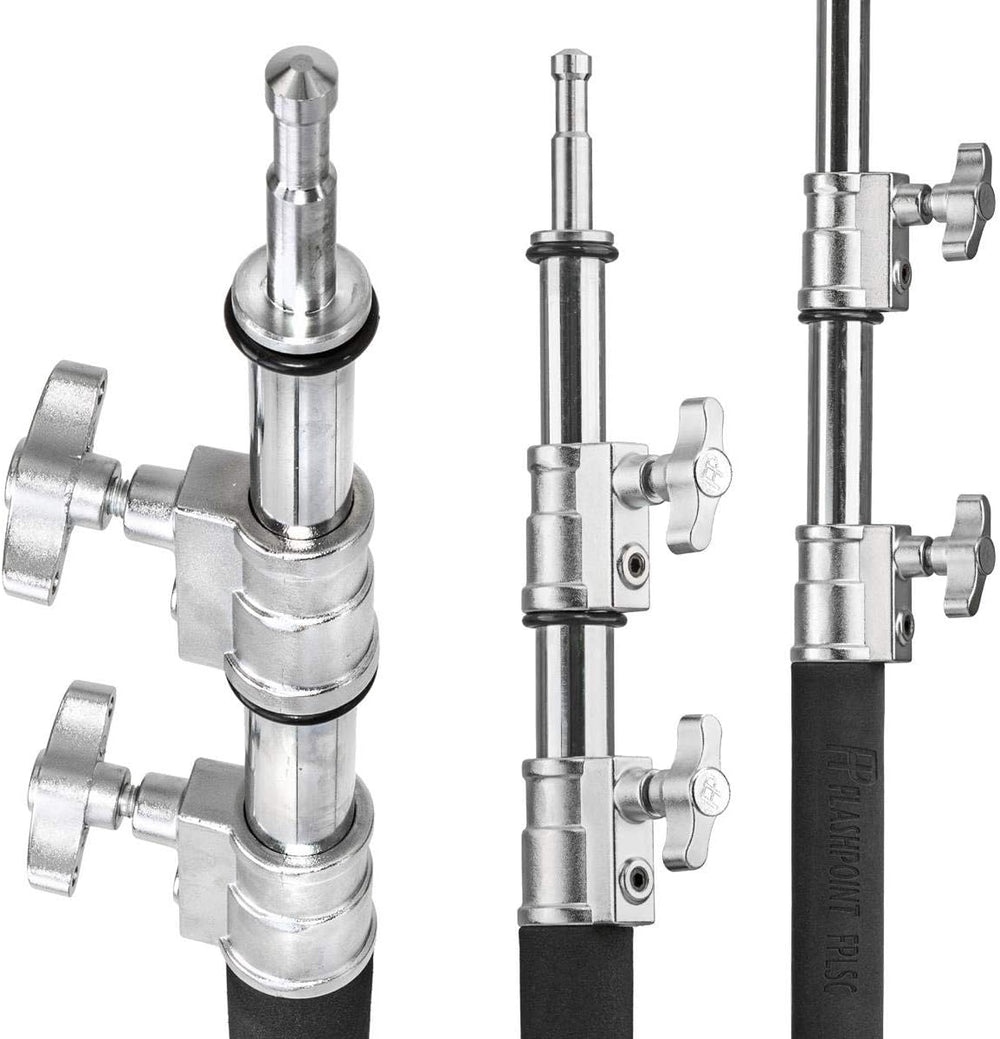 Flashpoint 10' C Stand w/Turtle Base, 40" Grip Arm & 2x 3" ...