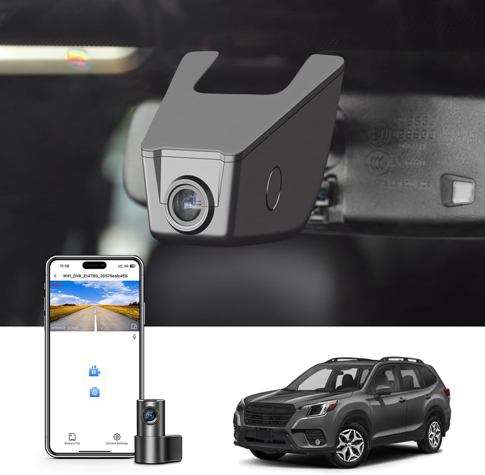 Front 4K & Rear 1080P Dash Cam for Subaru Forester 2016-2024 (Model A)