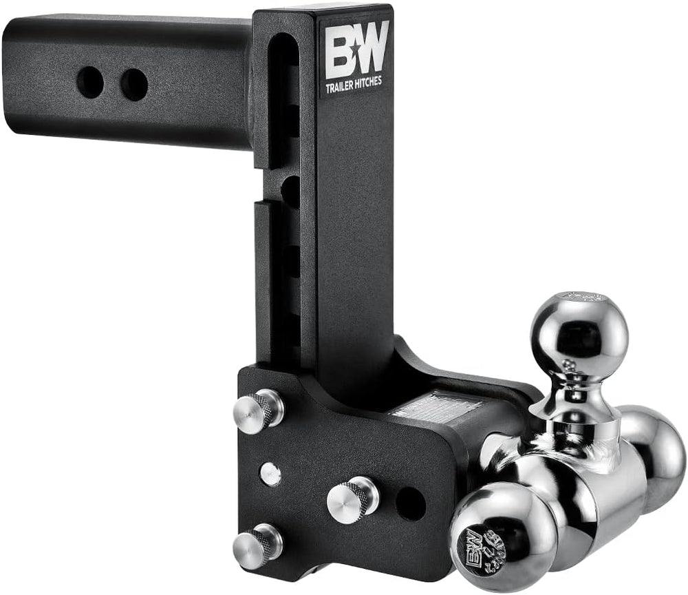 B&W Trailer Hitches Tow & Stow Adjustable Trailer Hitch Ball Mount - ...