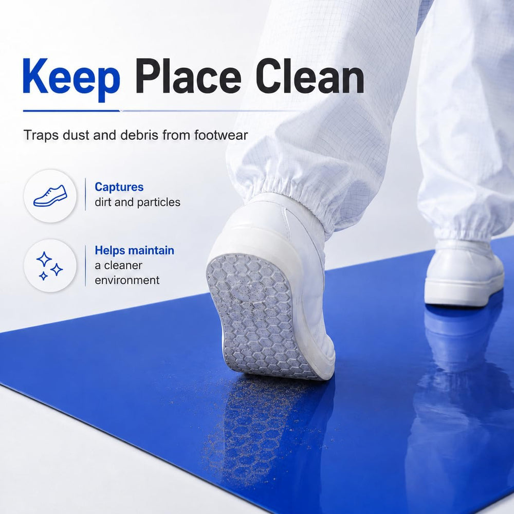 AAwipes Sticky Mat Tacky Pads Adhesive 24" x 36" 5 Packs, 30 Sheets...