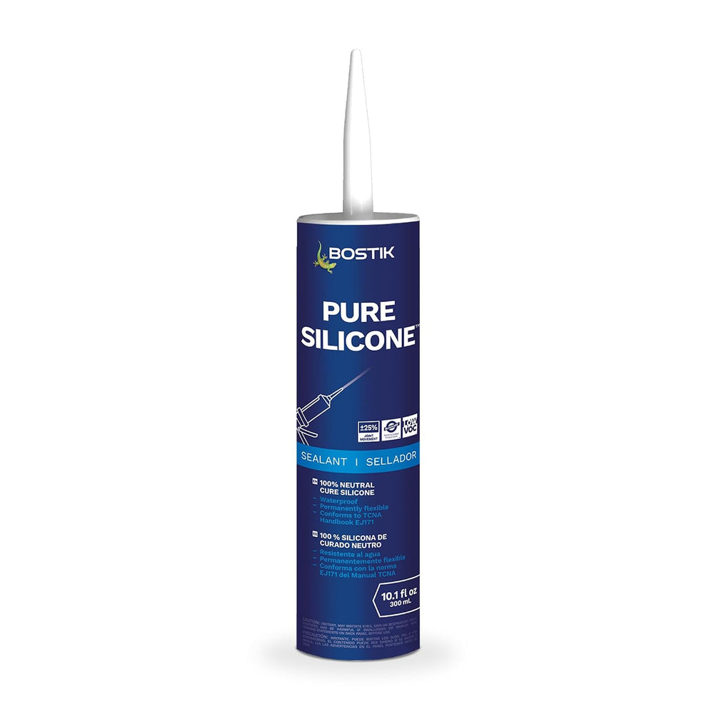 BOSTIK Pure Silicone Taupe 10.1oz Silicone Caulk & Sealant - 1 Cartridge