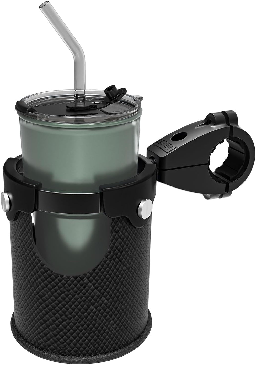 LEXIN C3 Motorcycle Cup Holder, Mount for 7/8"-1 1/4" Handlebars, B...