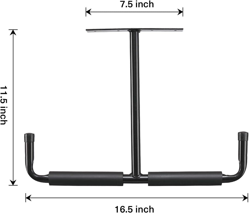 HOME RIGHT Overhead Garage Storage Hooks, Heavy Duty Double Ceiling Rack, 16....