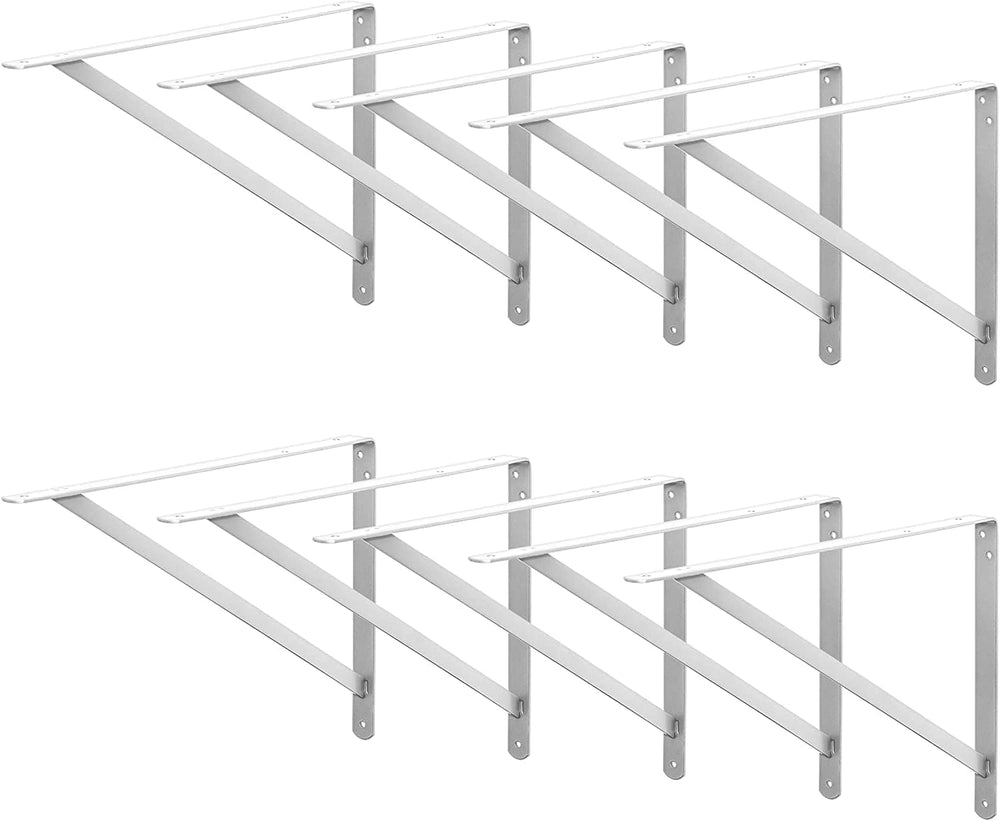 Decko Products 49149-10 Heavy-Duty Shelf Bracket, 19.25-Inch X 12.50-Inch, Wh...