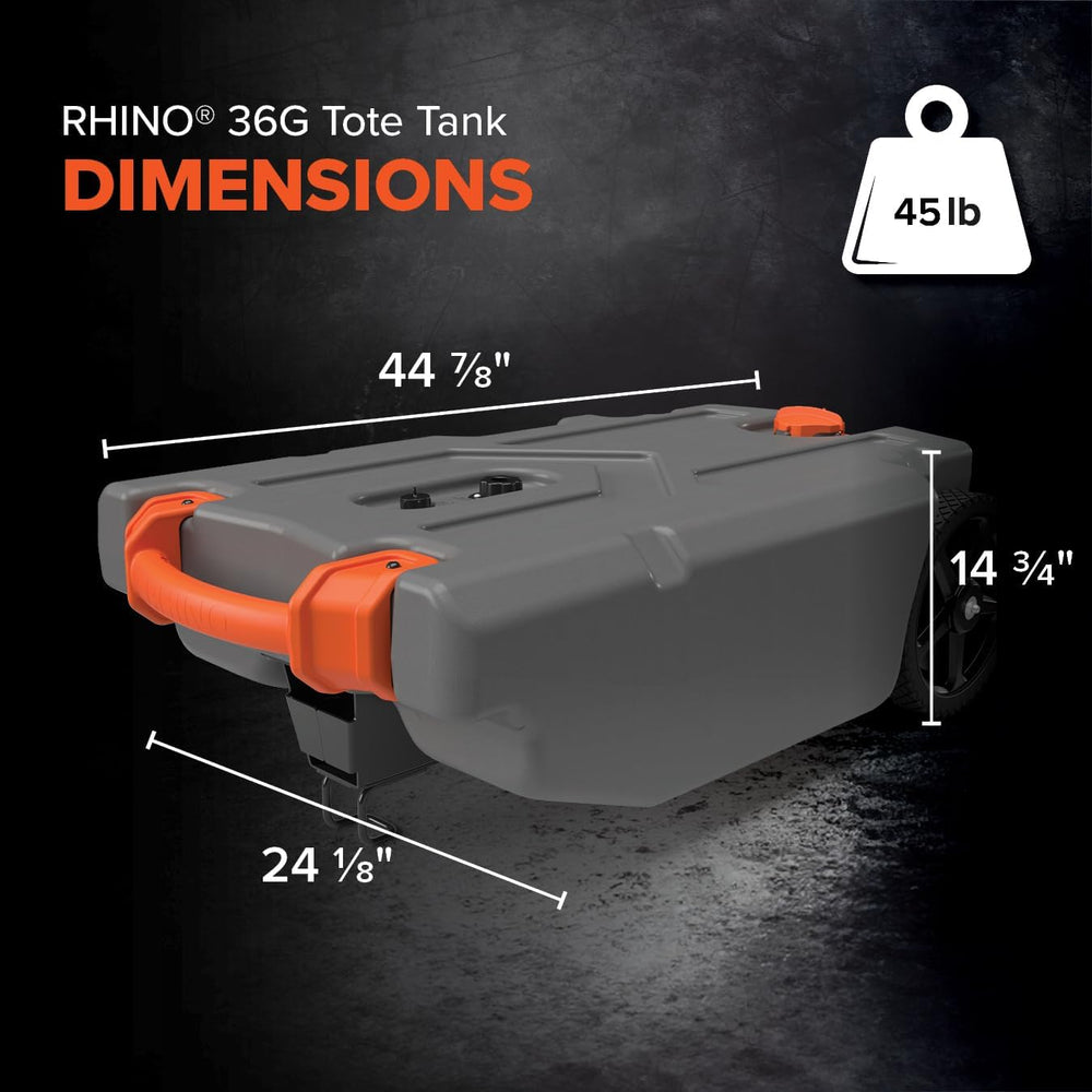 Camco Rhino 36-Gallon RV Tote Tank, (39006)