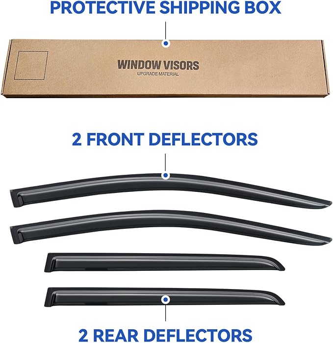 Window Visors Rain Guards Shield