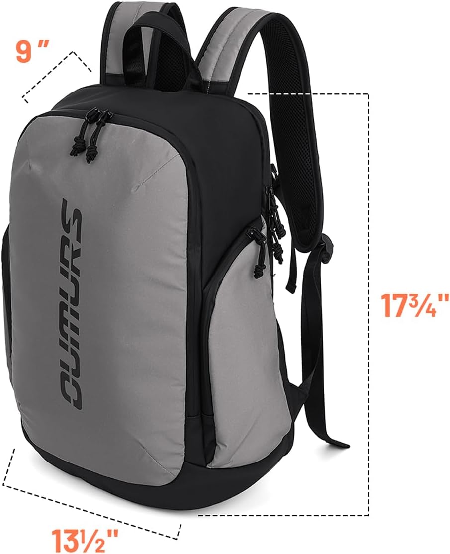 Oumurs Reflective Backpack 1800D Water-resistant Oxford Cloth Backpack Laptop...