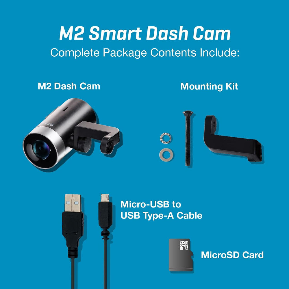 Escort M2 Smart Dash Cam, 1080P Full HD Video Dash Cam, Incident Reports