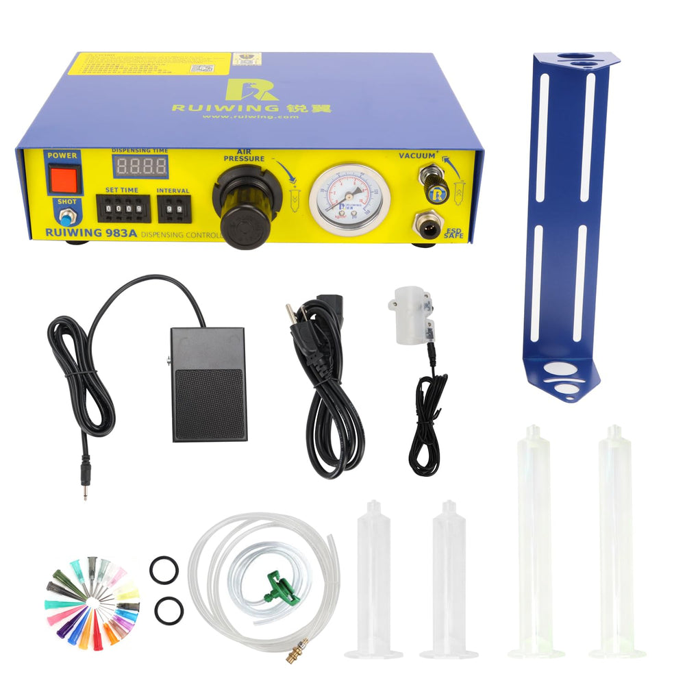 983A Auto Glue Dispenser AC 110V Automatic/Semi-Automatic Solder Paste Liquid...