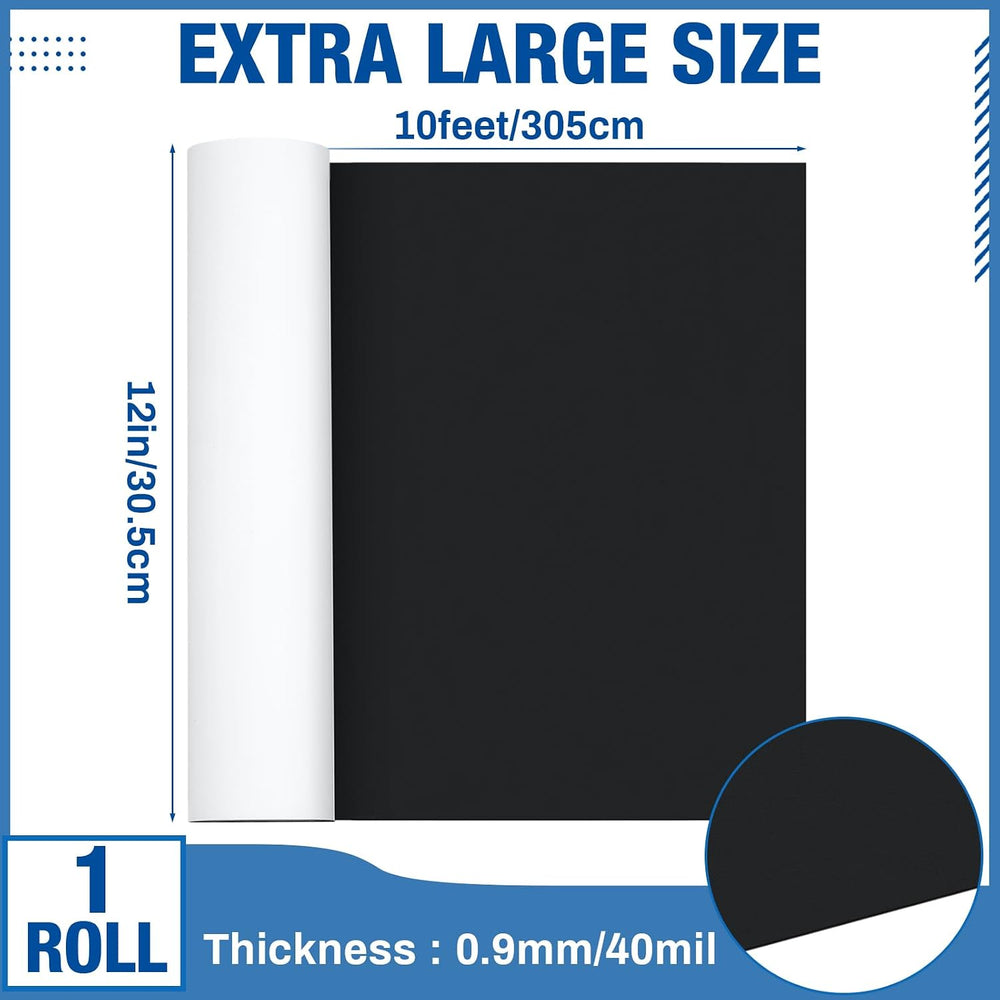 Amylove Blank Car Magnet Roll 12 in x 10 ft x 40 Mil Automotive