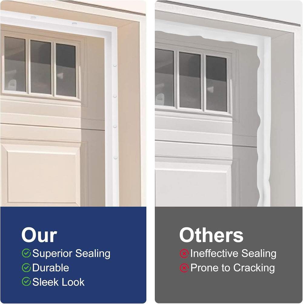 Garage Door Seal Top and Sides, 40 FT Garage Door Weather Stripping Side Seal...
