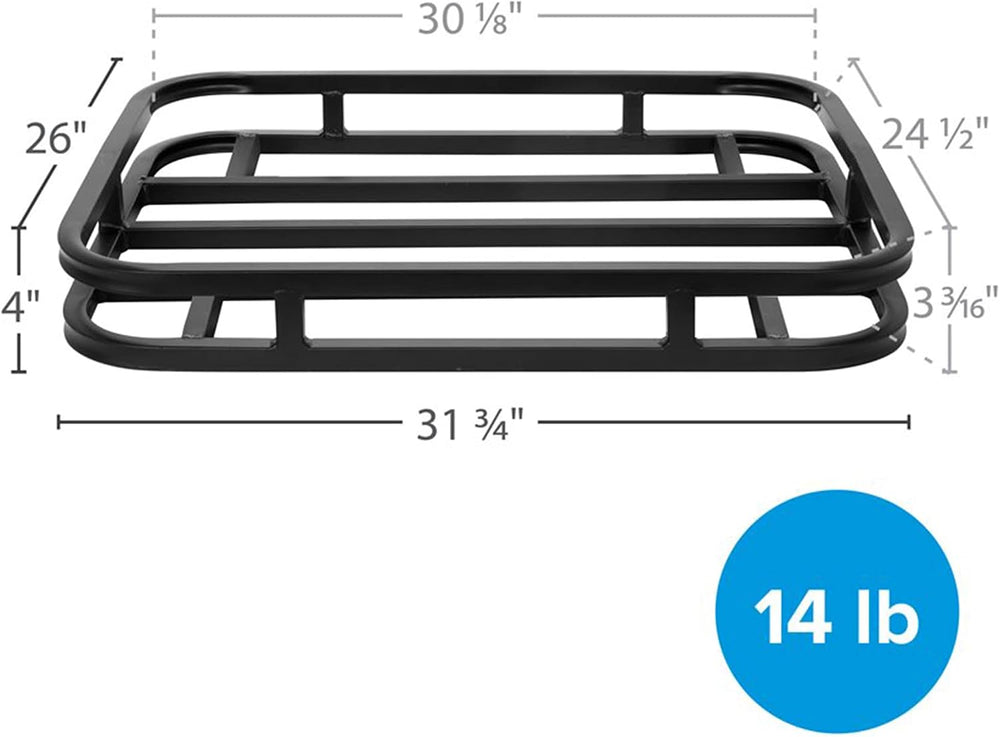 Eaz-Lift RV Bumper Mounted Cargo Carrier, Steel Hitch Rack for Coolers, Campi...