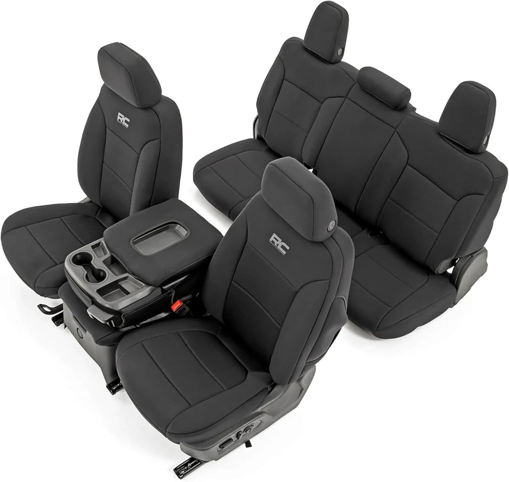 Rough Country Neoprene Seat Covers for Chevy Silverado & GMC Sierra 1500 ...